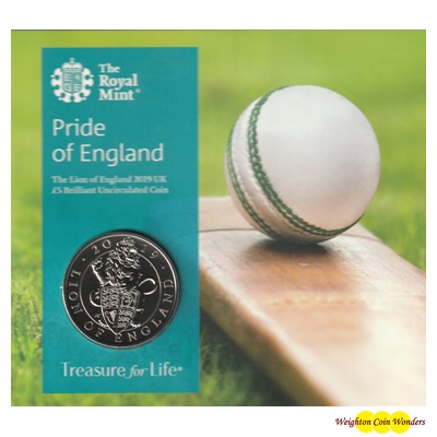 2019 BU £5 Coin Pack - The Lion of England